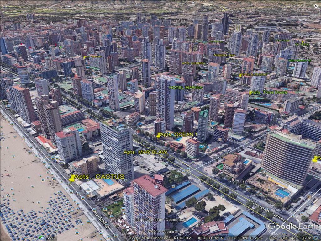 貝尼多姆Disponible En Abril-Wifi-3Hab, 6 Pers, -Piscina, Aire Acondi-Parking Opcionable Extra公寓 外观 照片